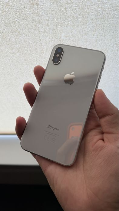 iPhone X 64GB Silver  продам без обмена