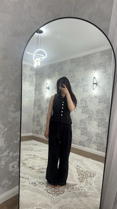 Чёрный жакет в стиле Zara