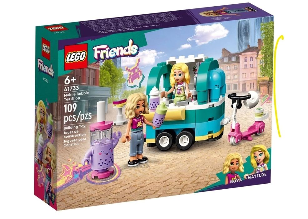 LEGO  Friends - Magazin ambulant de ceai cu tapioca 41733, 109 piese