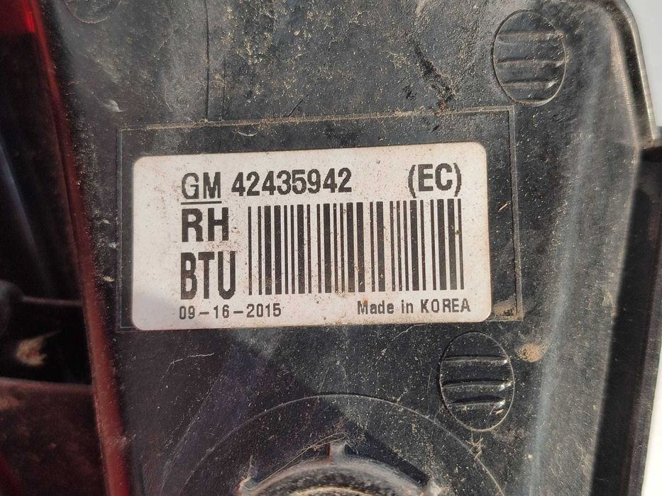 Stop spate dreaptă Opel Mokka 2016 1.6 Diesel 2012-2016 Cod OEM: 42435942 (5G3)