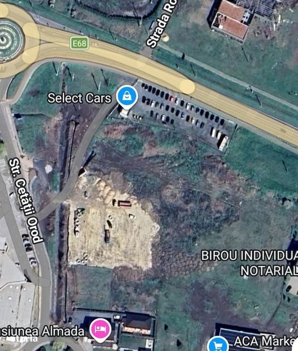 Teren comercial de închiriat în oraș