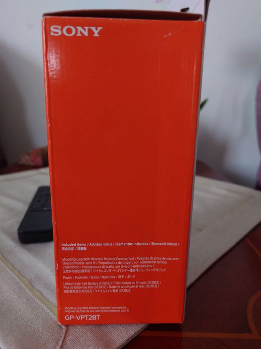 Mâner de fotografiere cu telecomandă Sony 
GPVPT2BT.SYU