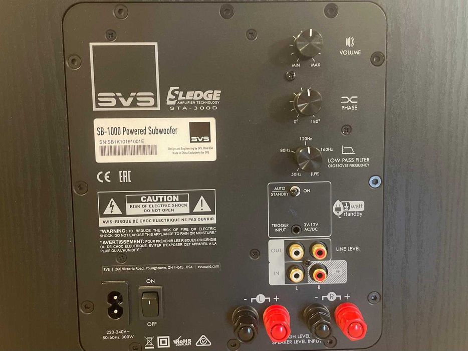 Subwoofer activ SVS SB-1000 Black