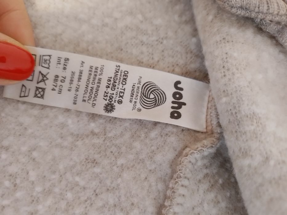 Overall lână fleece merinos Joha, mar. 70