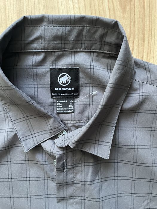 MAMMUT / мъжка риза къс ръкав 2XL