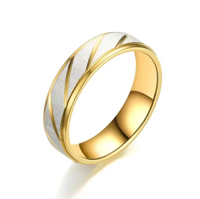 GP167, verighete placate aur 14 k, unisex, marimi diverse