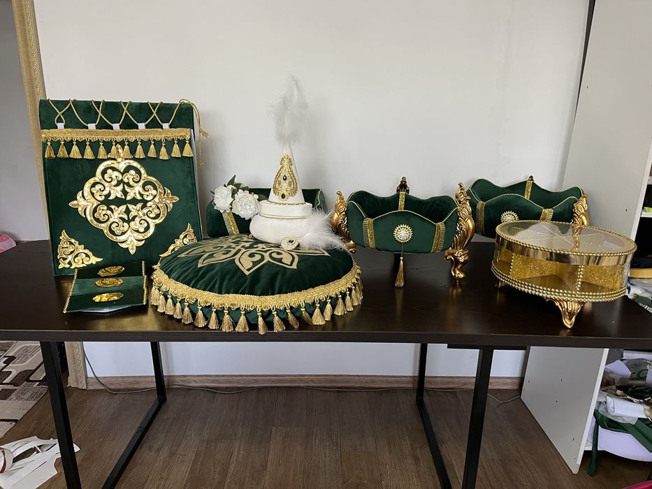 Корзины тойбастар ,қоржын,сырға салу комплекты