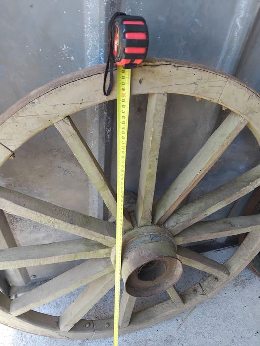 Четири броя  Дървени колела от каруца