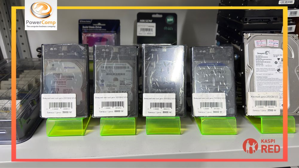 Жёсткие диски 2.5/3.5 250GB-2TB