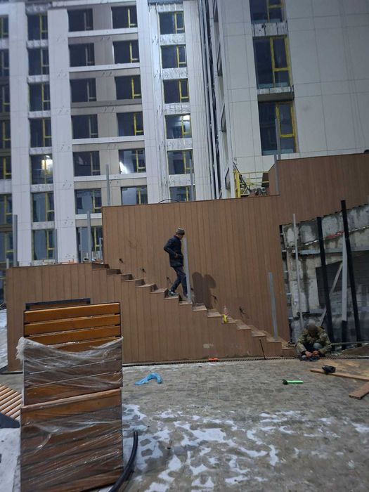 Монтаж Терасной доски