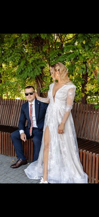 rochie de mireasa stil Boho