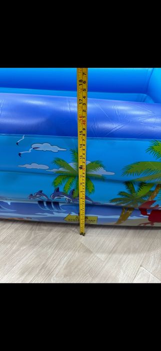 Бассейн детский надувной с насосом в комплекте