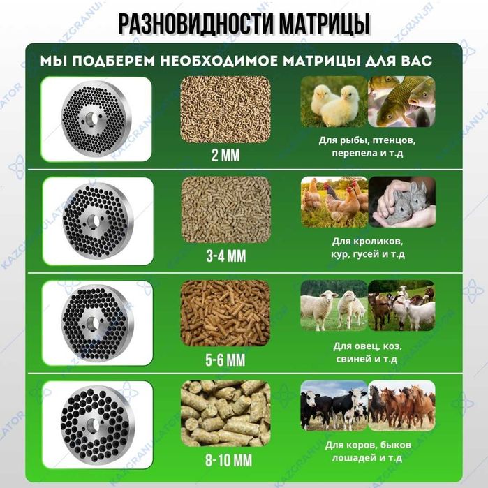 KAZGRANULATOR.Грануляторы для производства комбикорна