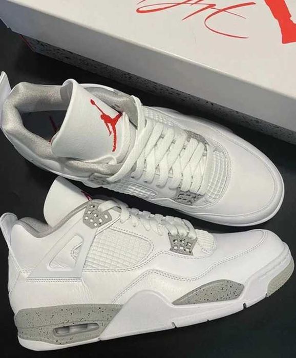Nike_Air_Jordan_ 4| Oreo alb | Retro | Dimensiunea UE.40
