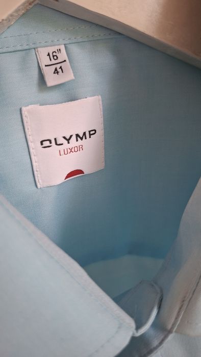 Бирюзовая рубашка от Olymp Luxor (modern fit)