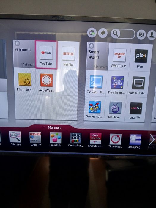 Vând tv smart  LG mare de 50 inchi 127 cm