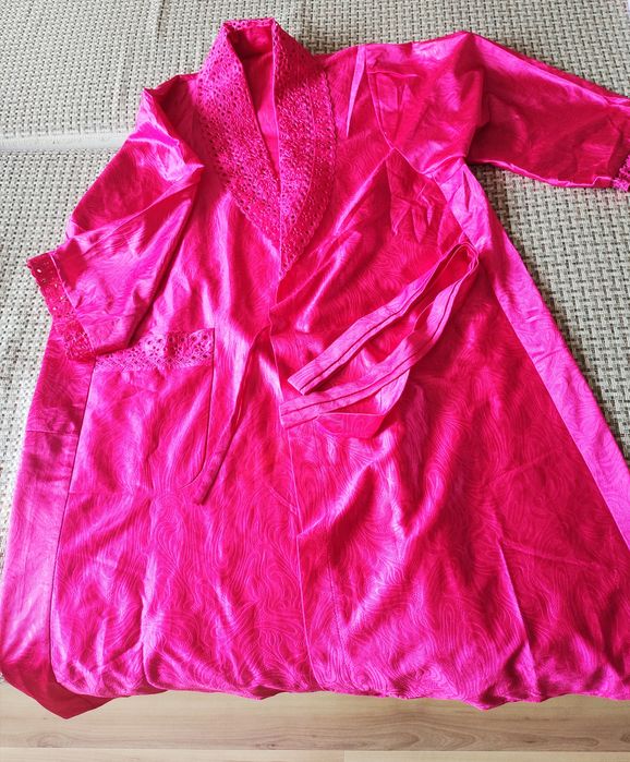 Халат пеньюар с кружевами, пижама