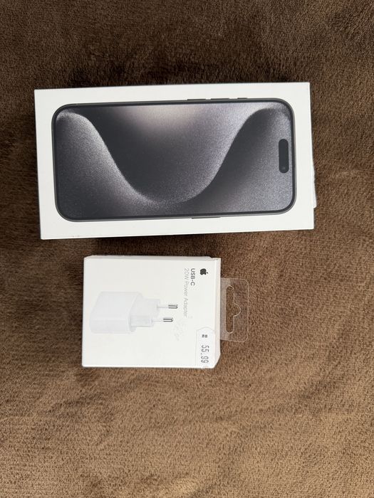 Iphone 15 Pro Black Titanium 128 Gb/ Yettel Гаранция 18 месеца