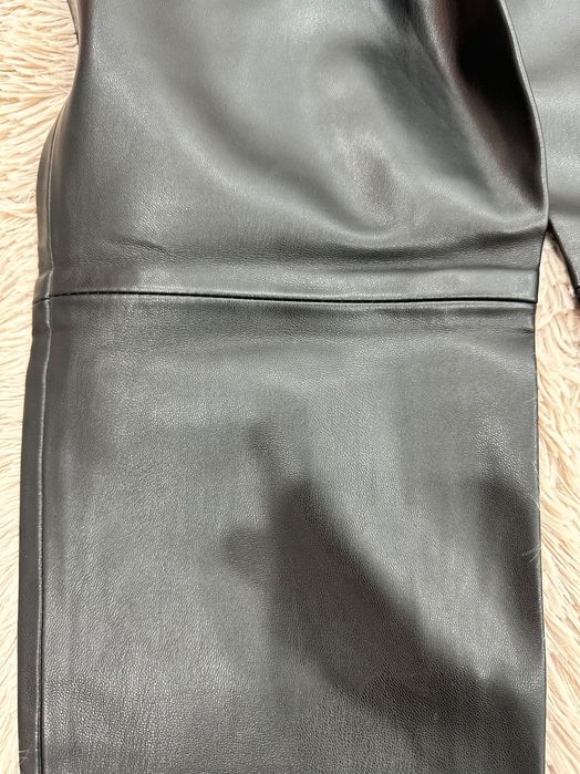 Черные Кожаные брюки