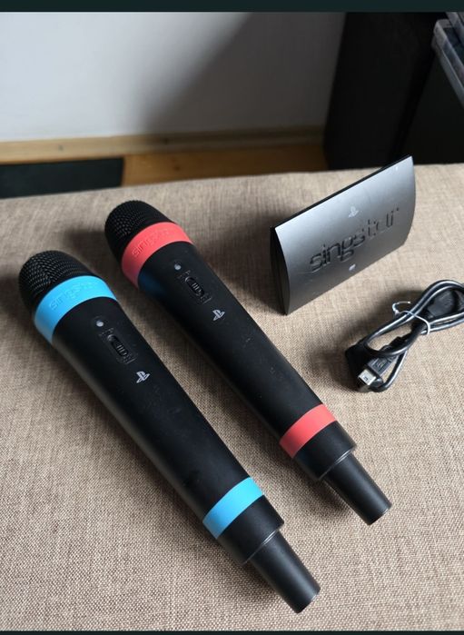 Microfon Wireless PS3 Ps2 Sony PlayStation +adaptor Singstar