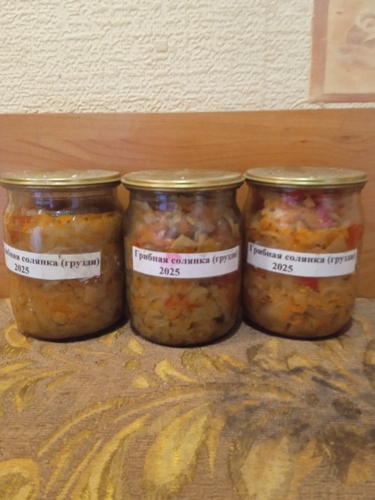 Солянка грибная из груздей