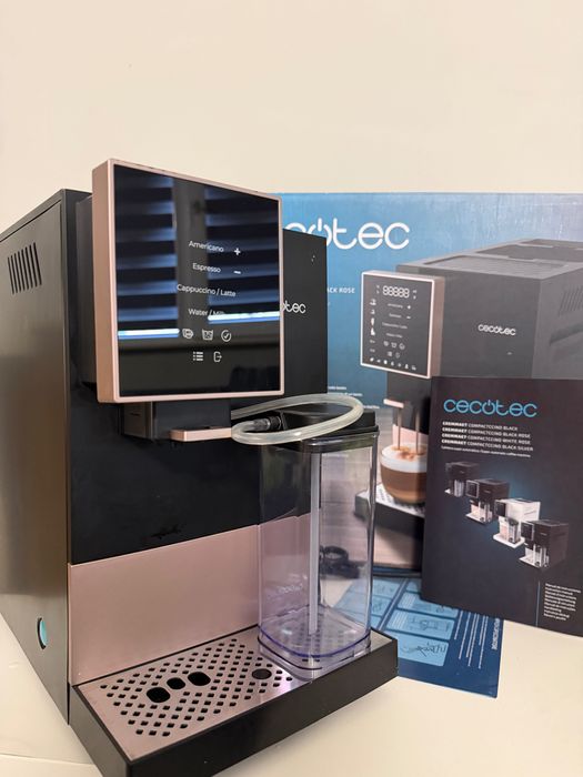 Кафеавтомат Cecotec Cremmaet Compactccino с млечна система Black Rose