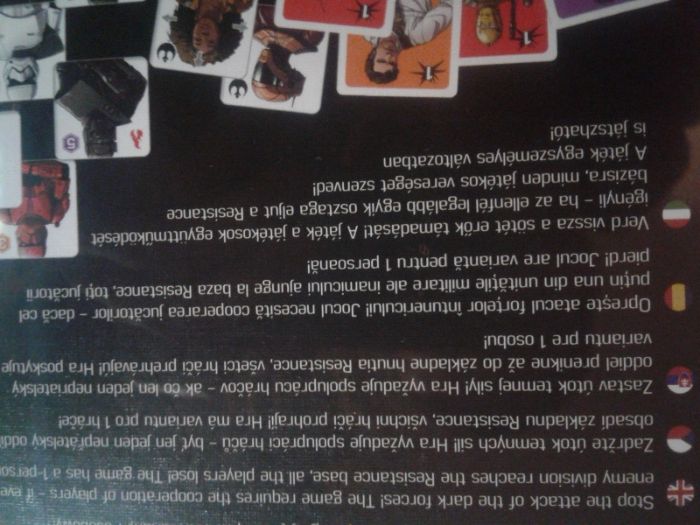 Joc de societate Puterea lui Sith Star Wars The Power of the Sith, nou