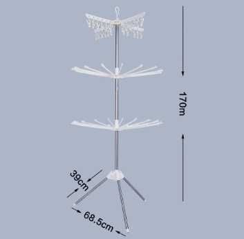 Cушилка складная для хранения и сушки белья, носко Q15