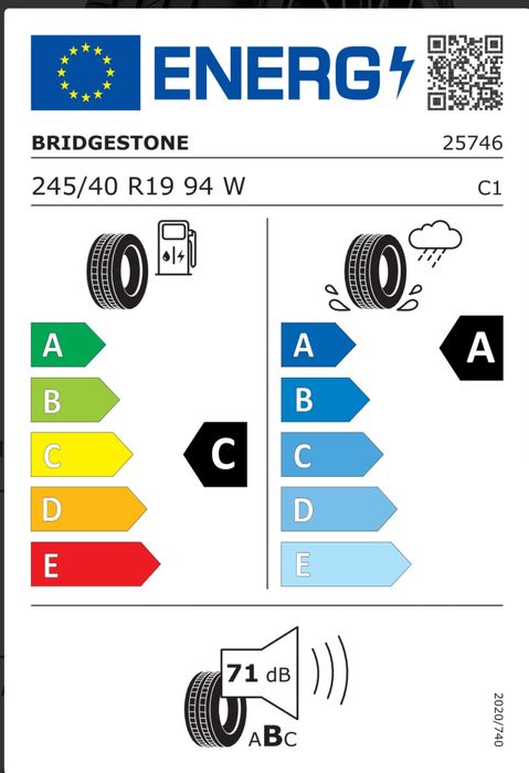 Anvelope de vara noi 245 40 19 Bridgestone dot 2024