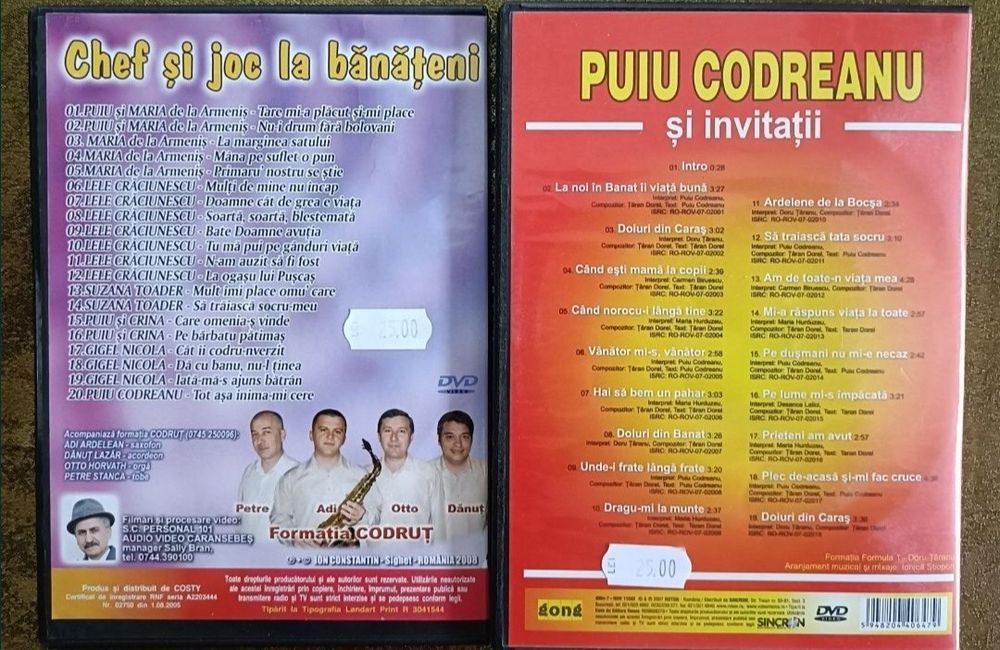 DVD -uri cu muzică de petrecere din Banat, Puiu Codreanu