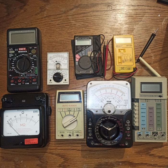 Colectie multimetre digitale si analogice, stare foarte buna, Voltcraf