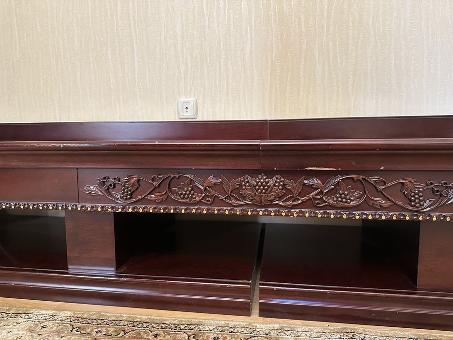 Напольная тумба массив шпон