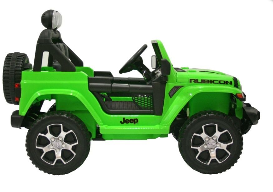 Masinuta Electrica JEEP 4X4 verde, 2 locuri, Scaune Tapitate,RotiSpuma