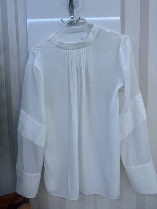 риза Massimo Dutti, бяла, 38