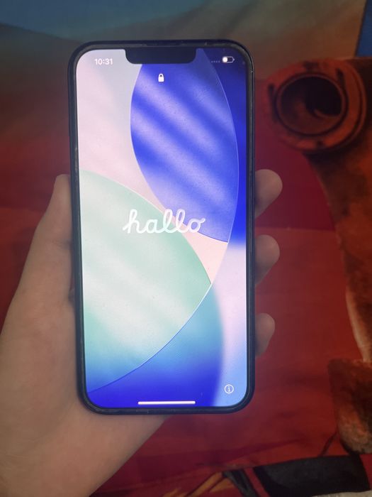 Айфон 13 черном цвете 76%127гб