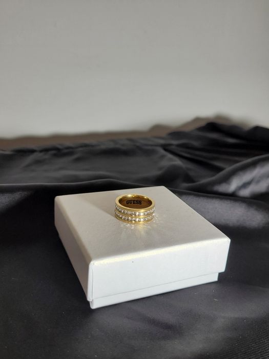 Inel din otel inoxidabil placat cu aur de 24k