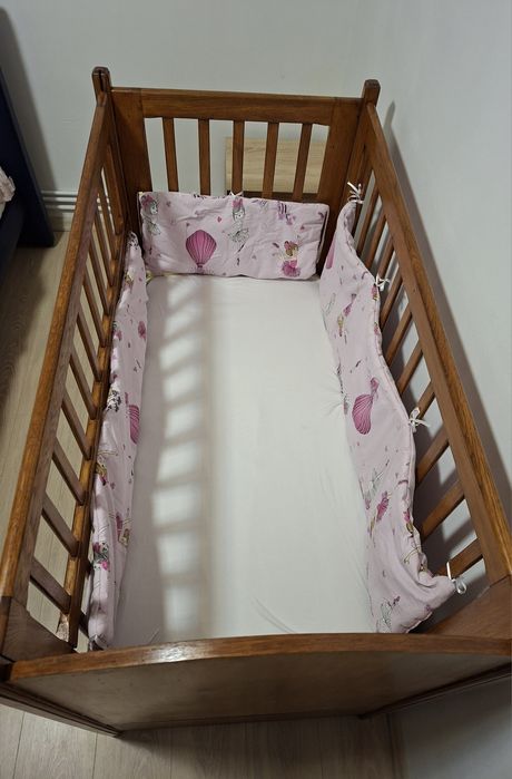 Pătuț bebe din Lemn Masiv