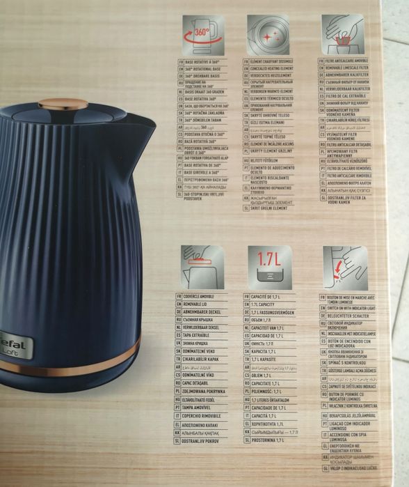 Нова неразопакована Електрическа кана Tefal LOFT KO251