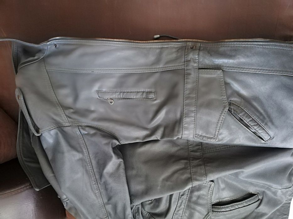 Мъжка, кожена полушуба