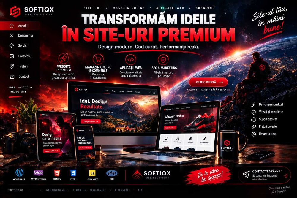 Realizare Site Web Profesional în Brașov | Web Design & Magazin Online