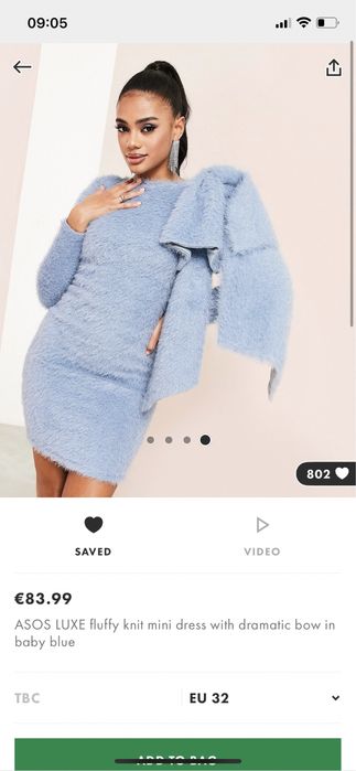 Rochie Asos Luxe Fluffy