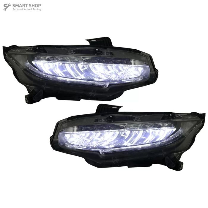 Faruri Full LED HONDA Civic Mk10 FC/FK (2016-Up) Sedan & Hatchback Sem