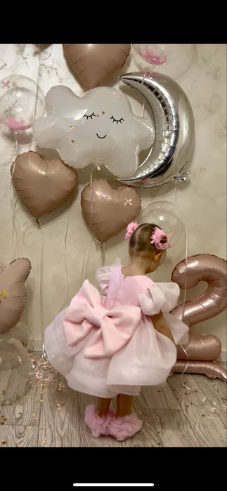 Шикарное пышное платье на рост 86-92 см