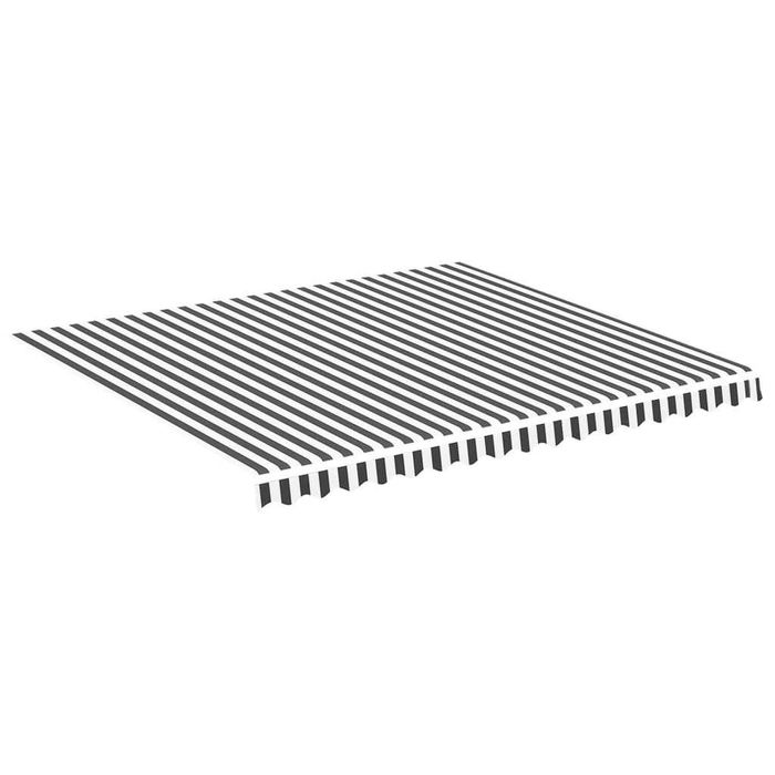 Material de schimb pentru copertină 400x350 cm, poliester, antracit și alb VidaXL