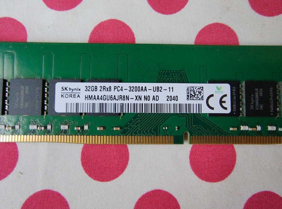 Memorie Ram Hynix 32 GB DDR4 3200 MHz.