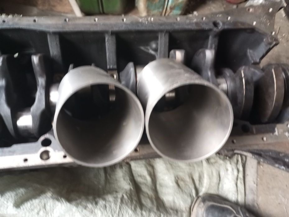 блок m104 коленвал  поршня