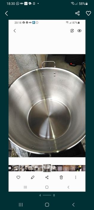 Ceaun inox  alimentar 40L L/ 369 lei + sobă  350 lei