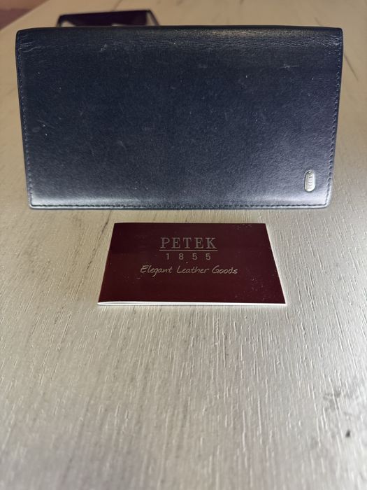 Луксозен мъжки кожен портфейл Petek 1855 – Естествена кожа