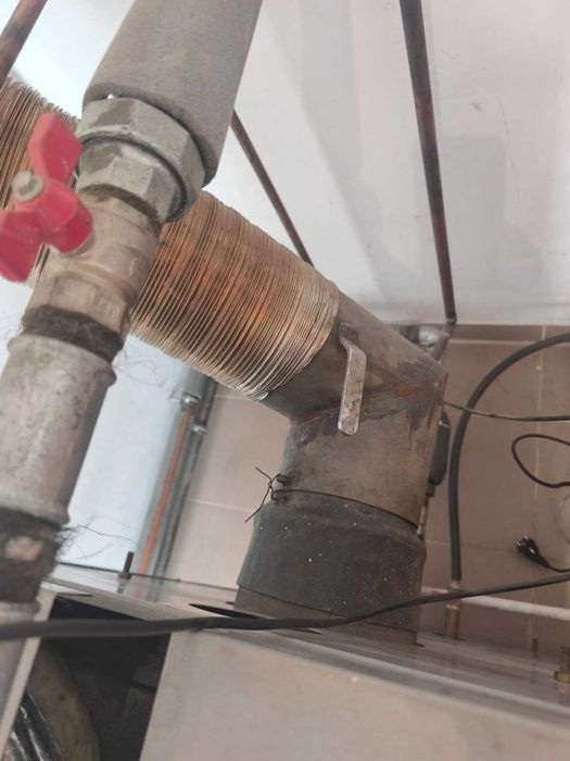 Cazan Fonta Ferroli 25 kW + Arzător Peleți Ferroli Sun P7 35 kW + Buncăr