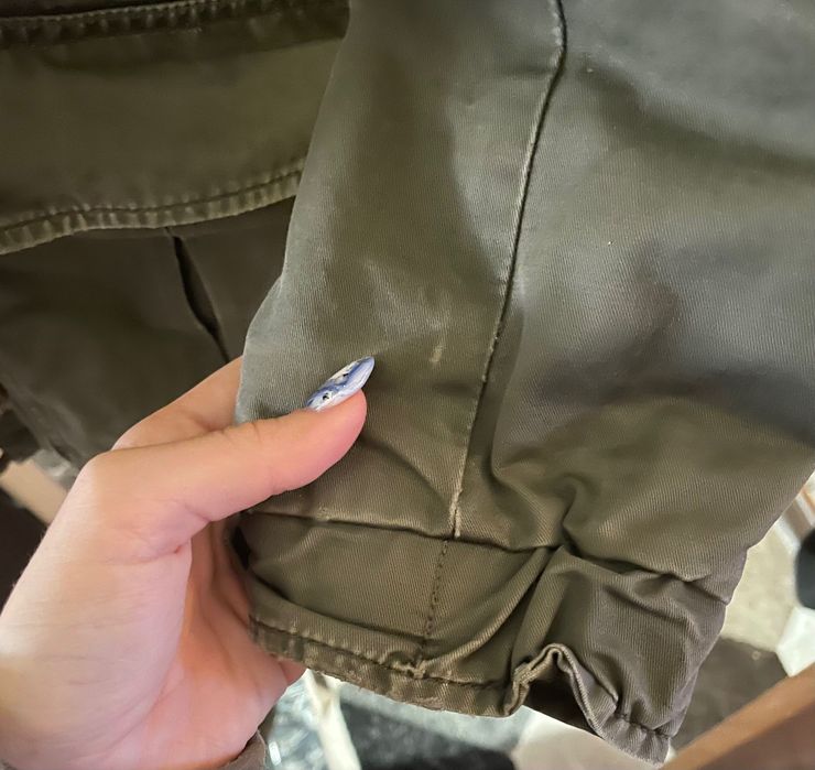 Дамска зелена парка